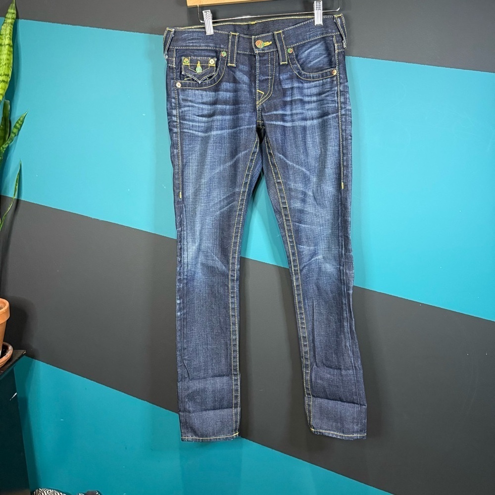 True Religion Cameron Denim western Y2K Made in the USA - Picture 2 of 14